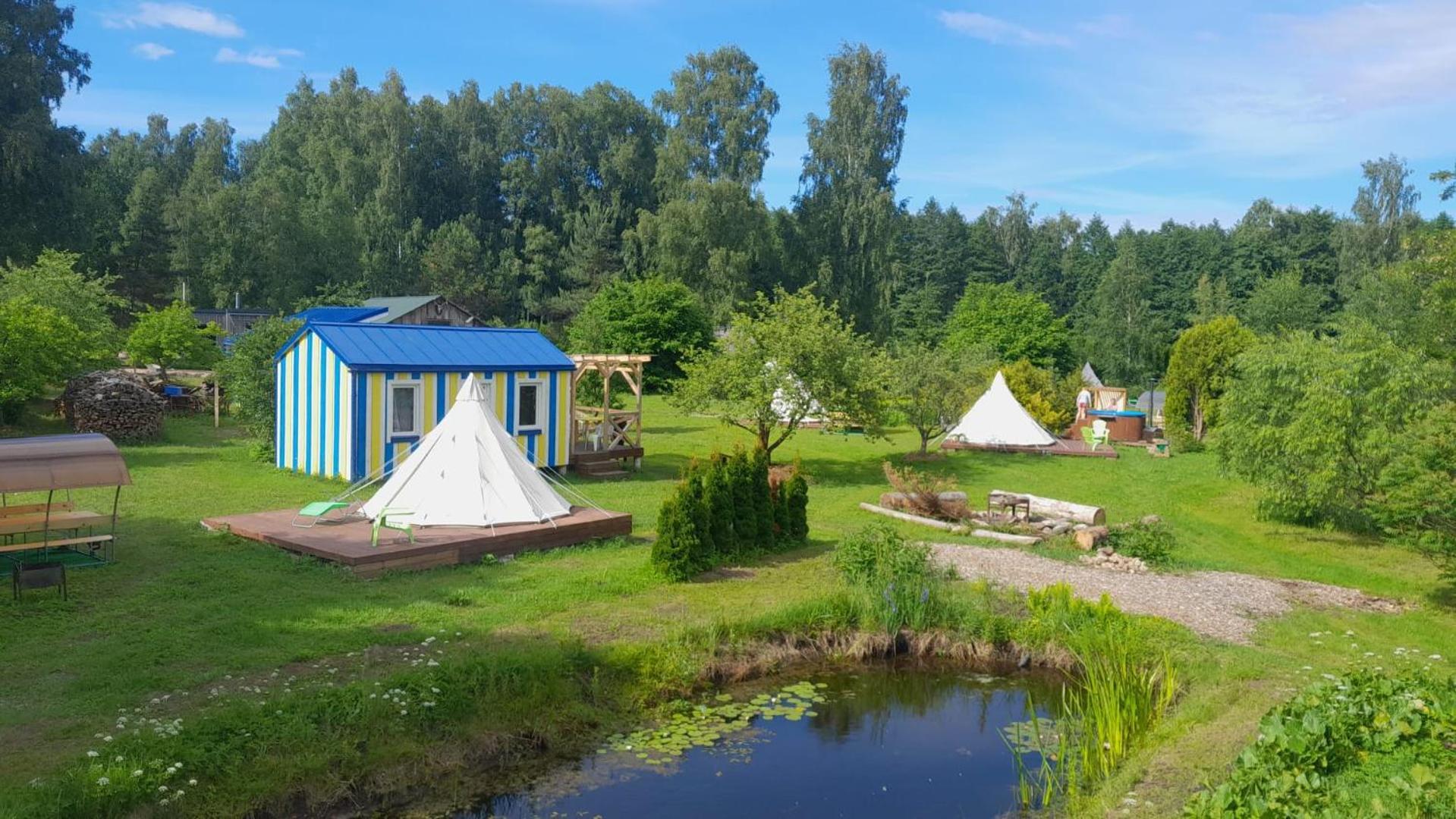 Glamping Fluffy Horns - Glempings Pukainie Ragi Hotell Plieņciems Eksteriør bilde